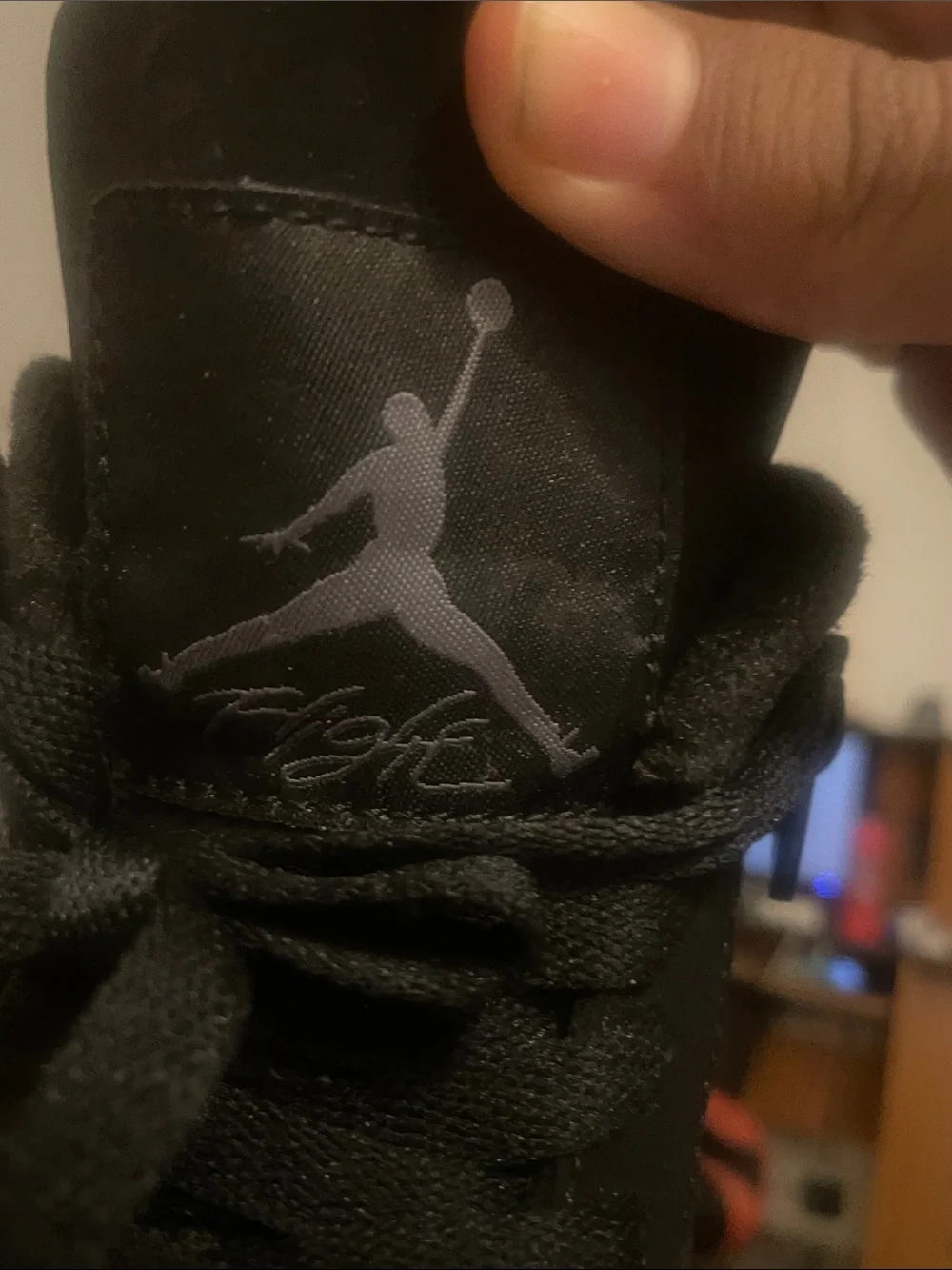 Jordan Black High-Top Jumpman Sneakers